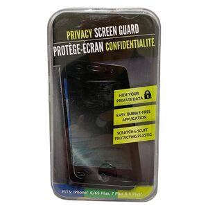 iPhone 6 Plus 6s Plus 7 Plus and 8 Plus Scratch Proof Privacy Screen Guard